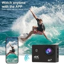 4Kアクションカメラタッチスクリーン170°広角フィッシュアイレンズ32GB付