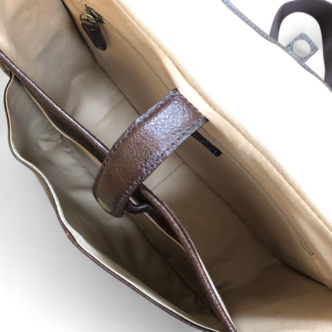 AVIREX レザー ショルダーバッグ BULTO アヴィレックス フラップ　茶