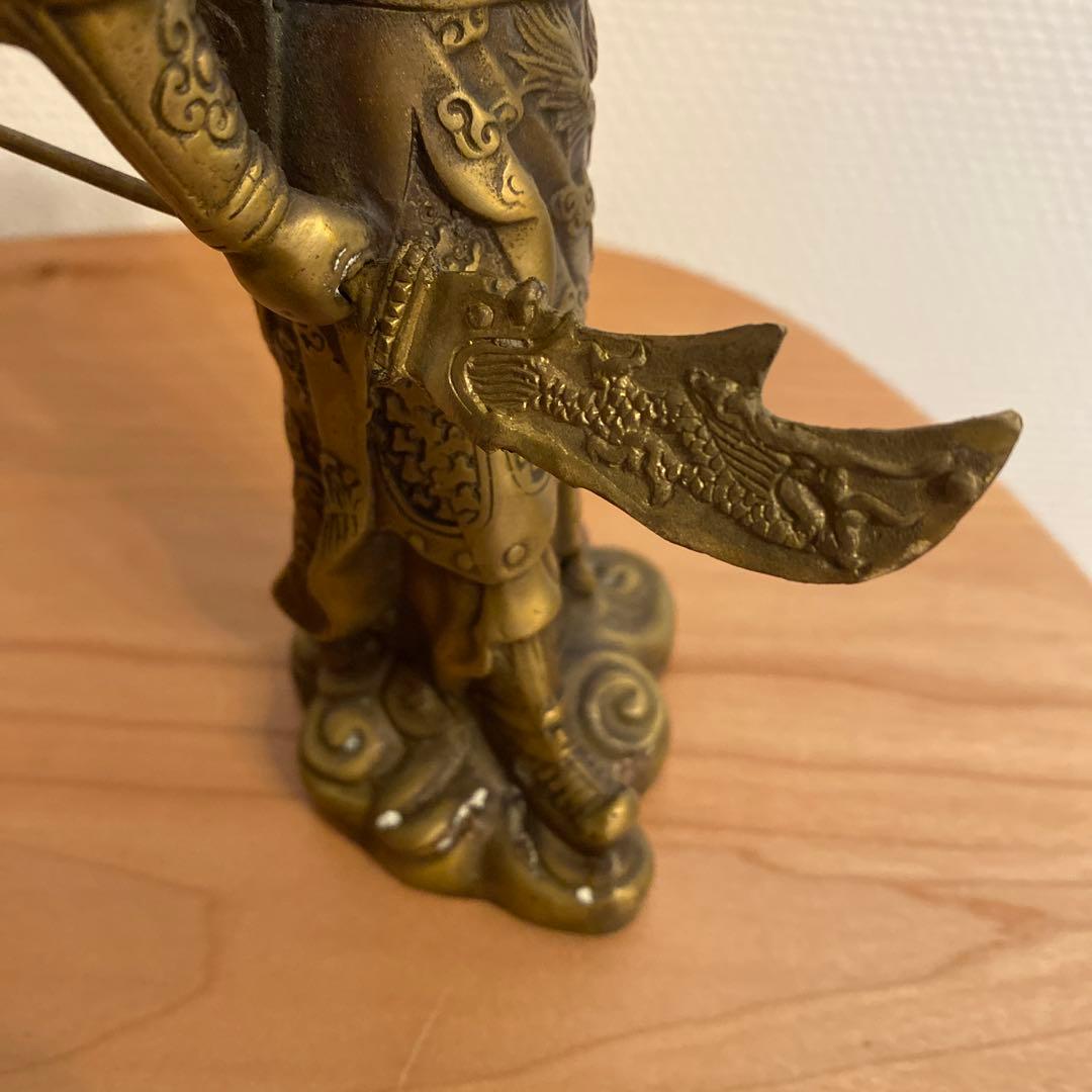 【開運】関羽　置物　三国志　関聖帝君