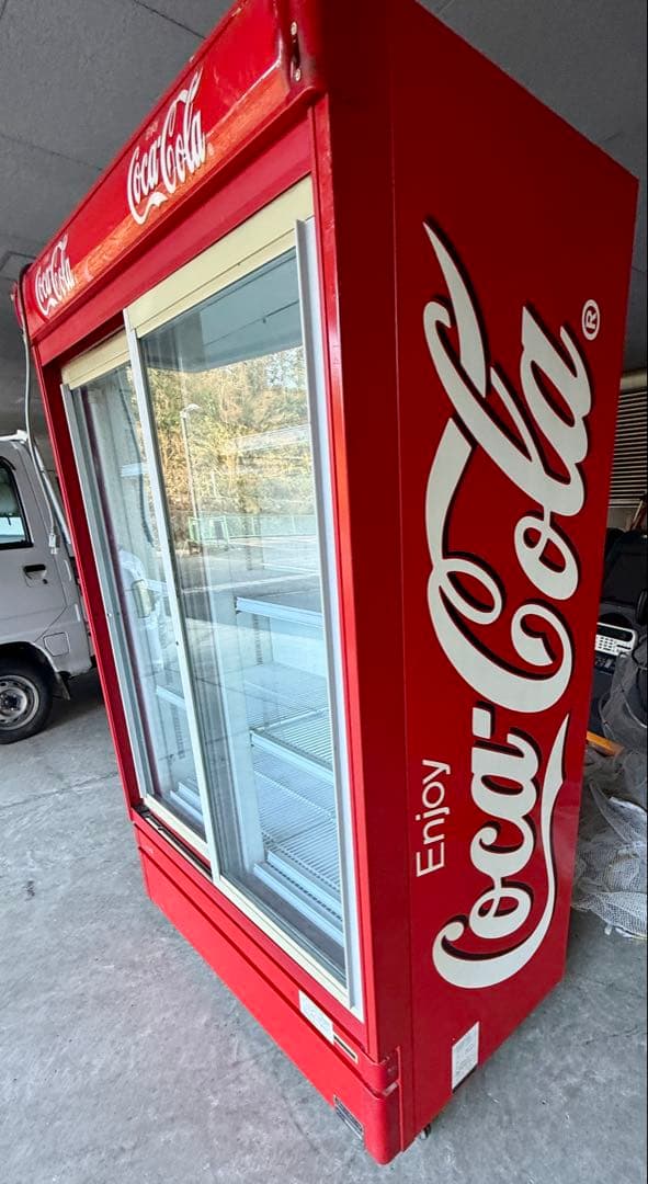 Coca-Cola 冷蔵庫 2ドア ガラス扉　動作確認済