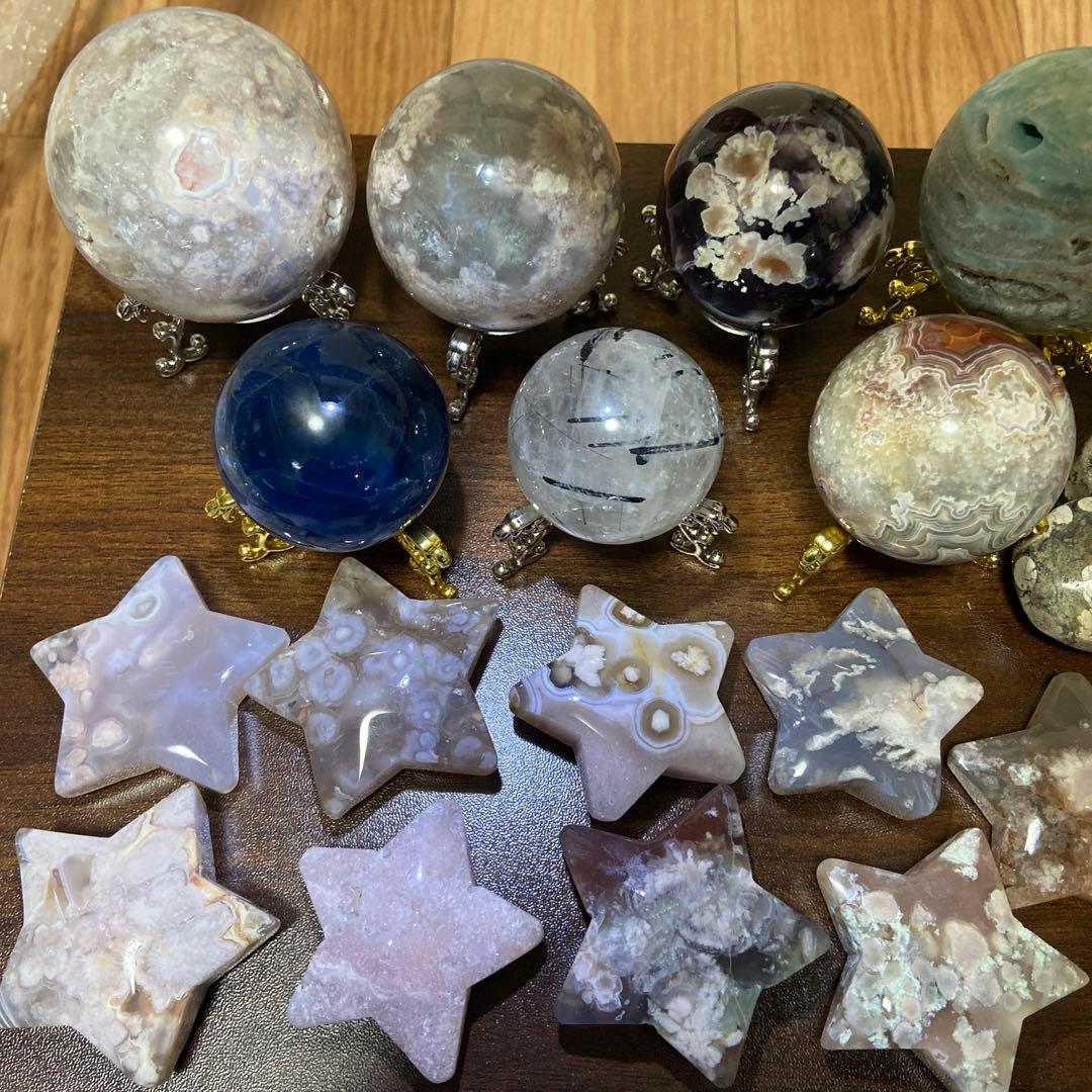 天然石　スフィアなど27点セット　まとめ売り
