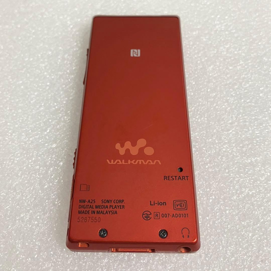 【バッテリー良好】　ソニー　ウォークマン　NW-A25 16GB シナバーレッド