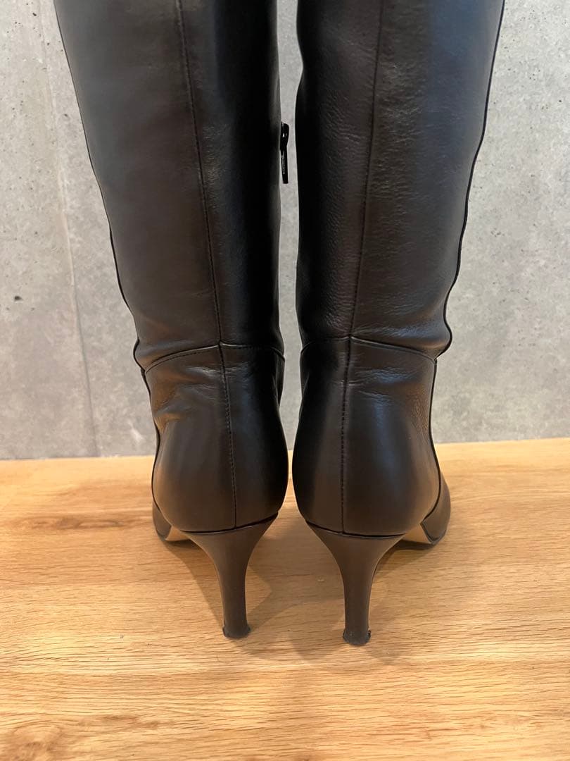 【美品】GALLARDA GALANTE 2.718ロングブーツ black37