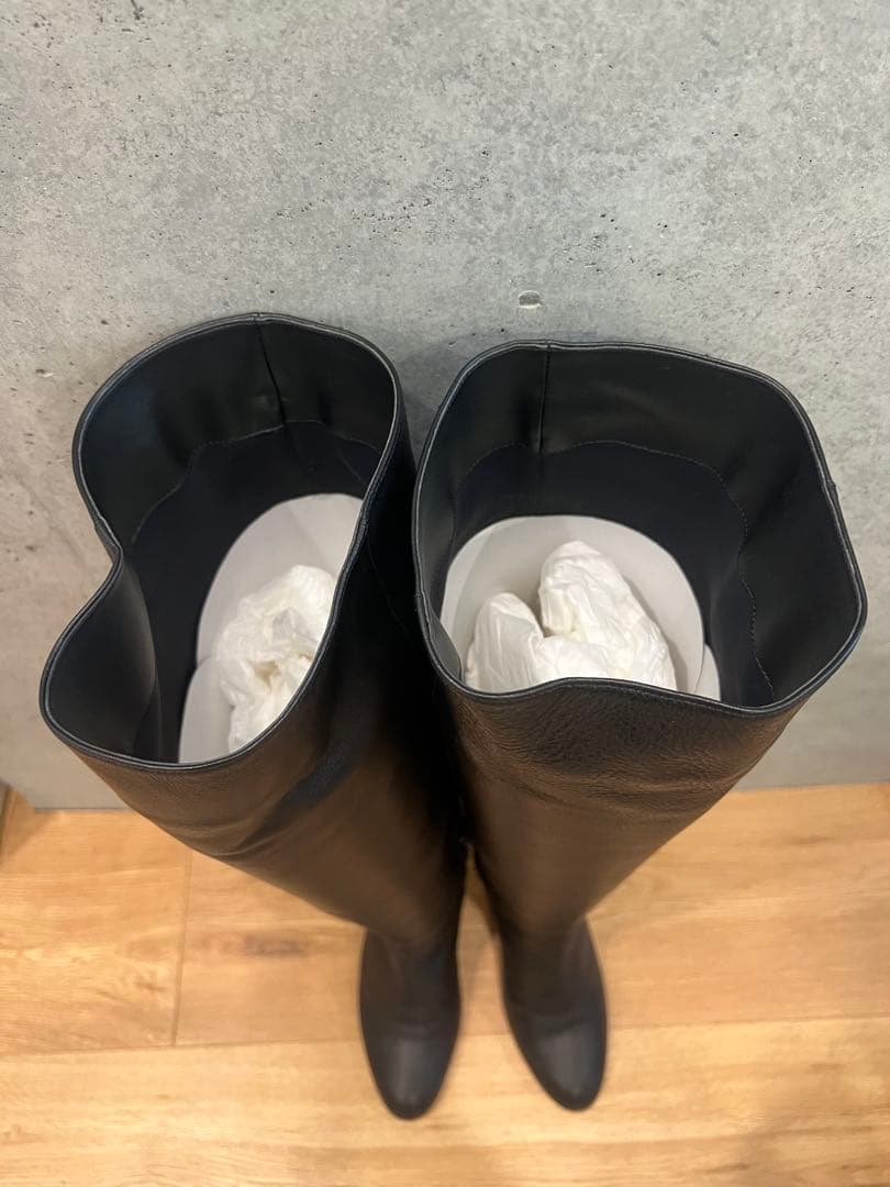 【美品】GALLARDA GALANTE 2.718ロングブーツ black37