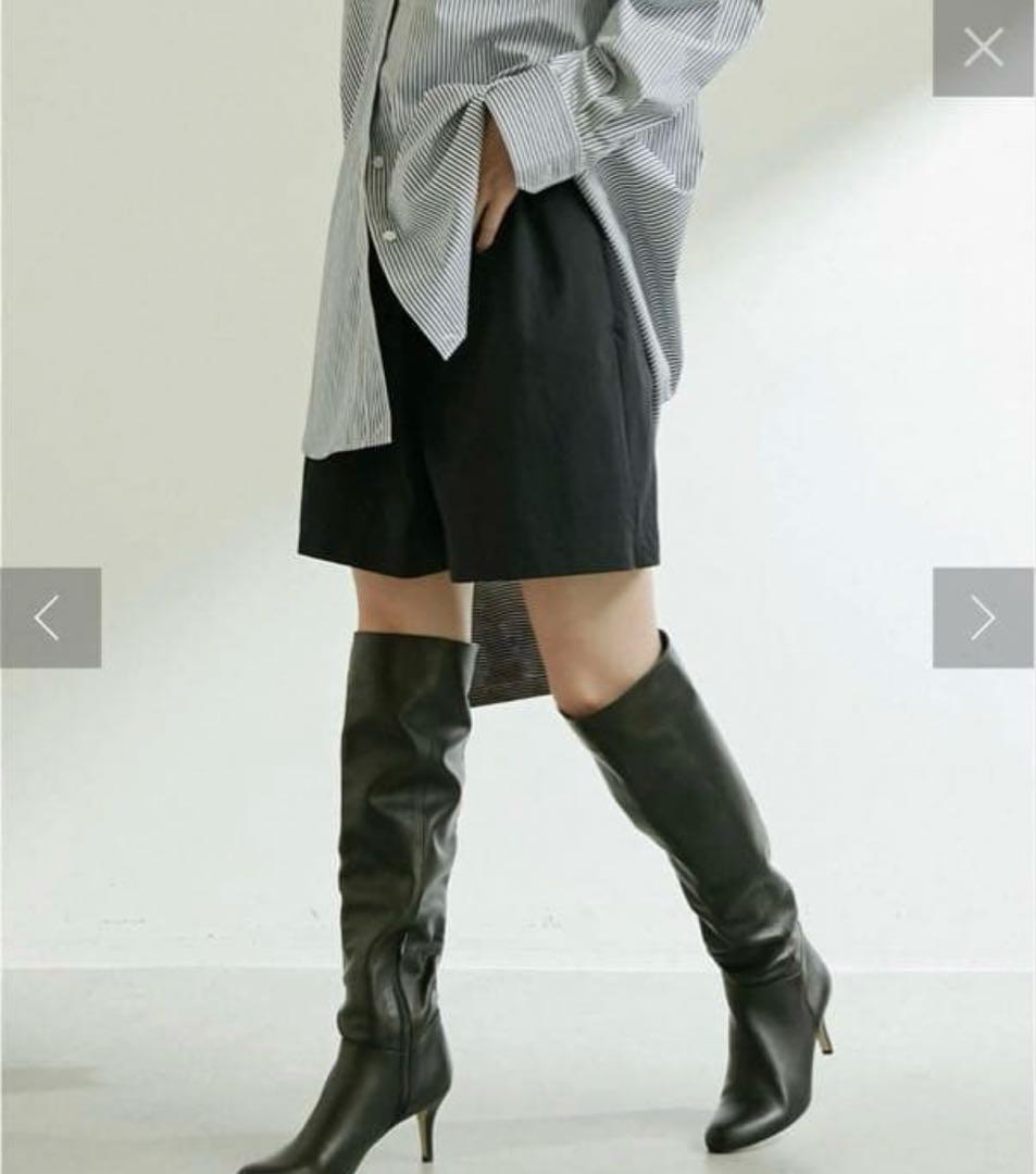 【美品】GALLARDA GALANTE 2.718ロングブーツ black37