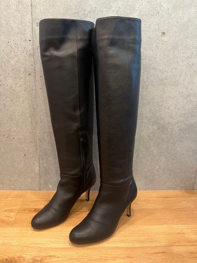 【美品】GALLARDA GALANTE 2.718ロングブーツ black37