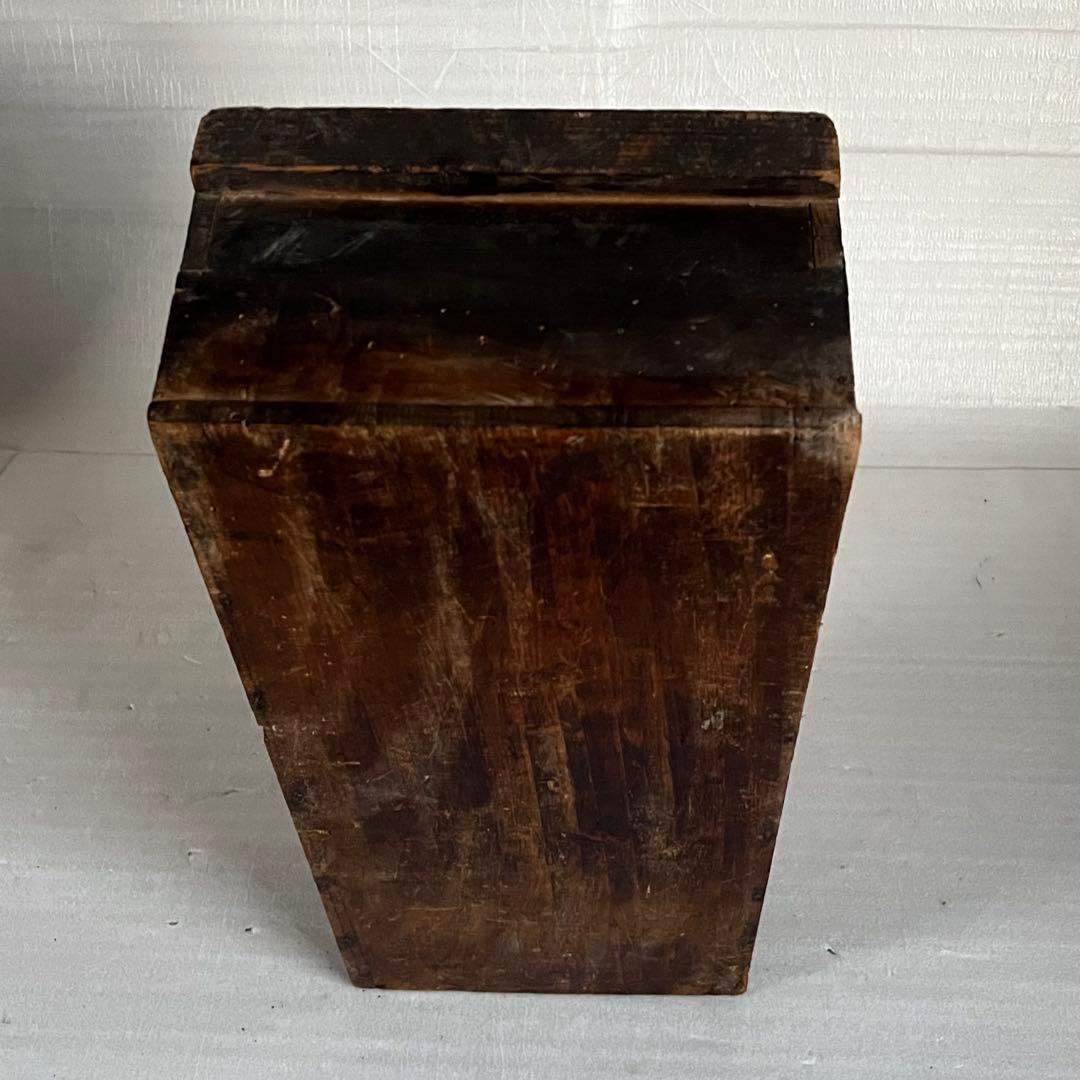 アンティーク　見た目が可愛い　木製　保管箱　木箱　収納ボックス