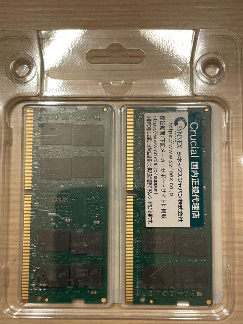Crucial 32GB DDR4-2666 SODIMMメモリキット