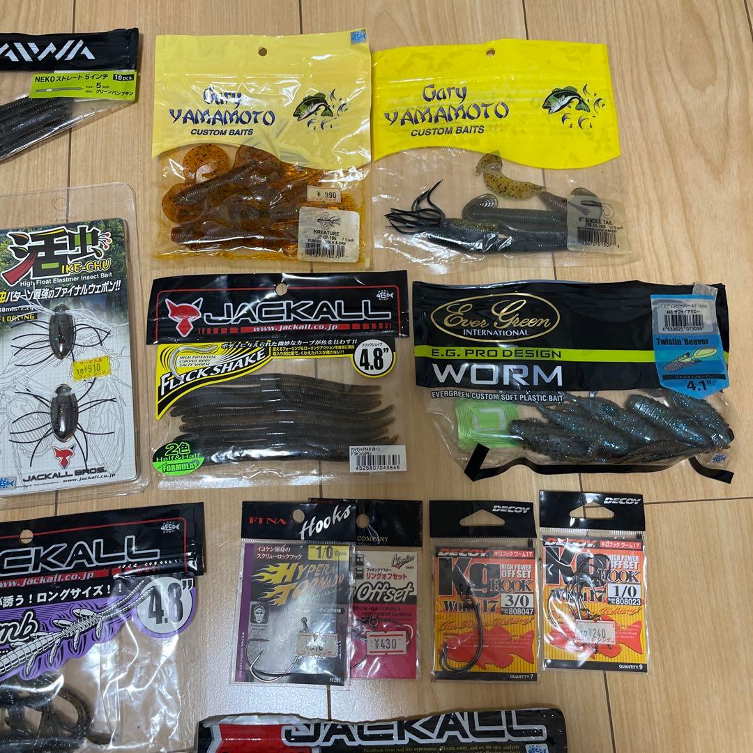 バス釣り引退セット　ルアー&ワーム