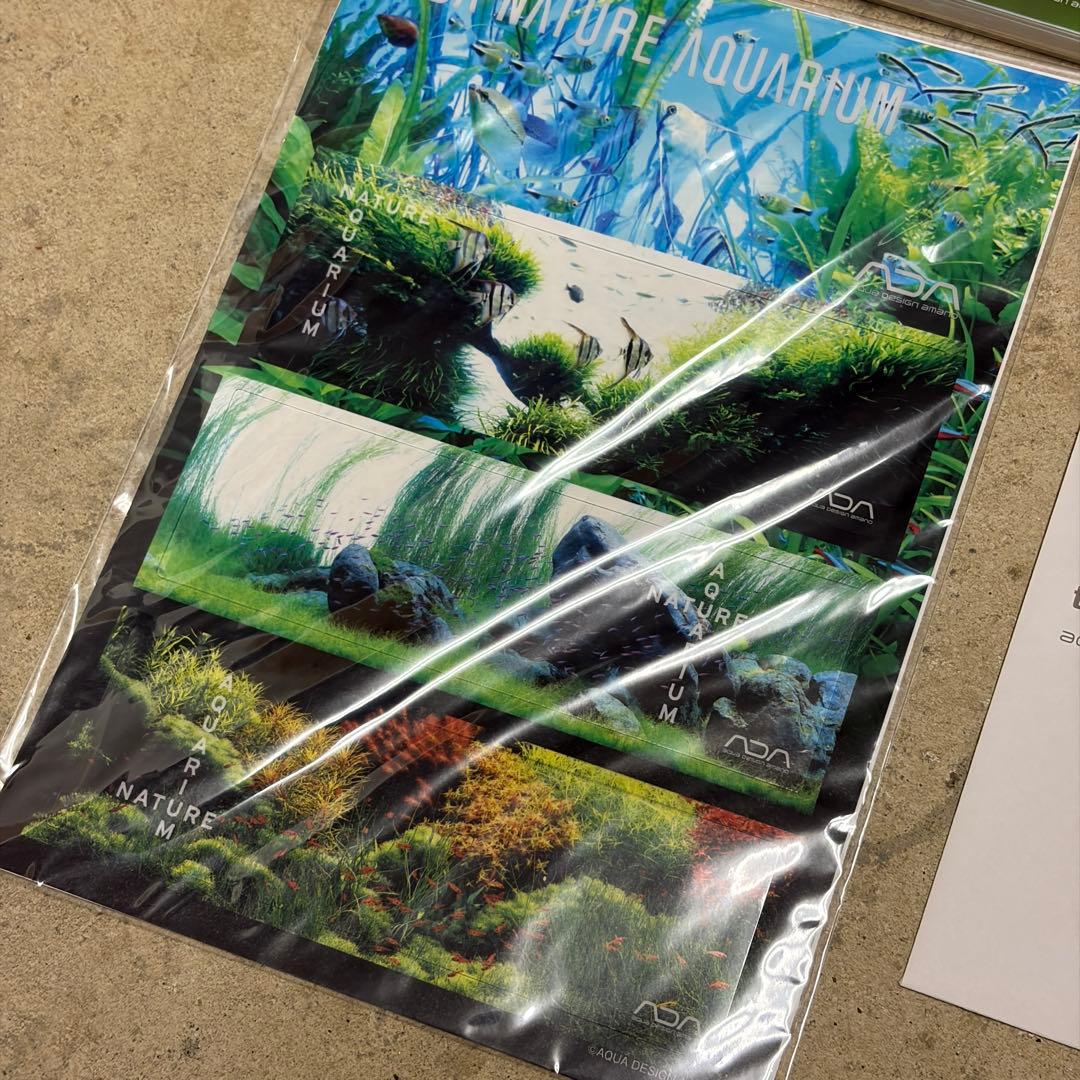 ★希少【新品、セット販売】ADA クリアしおり、リングノート、ステッカー