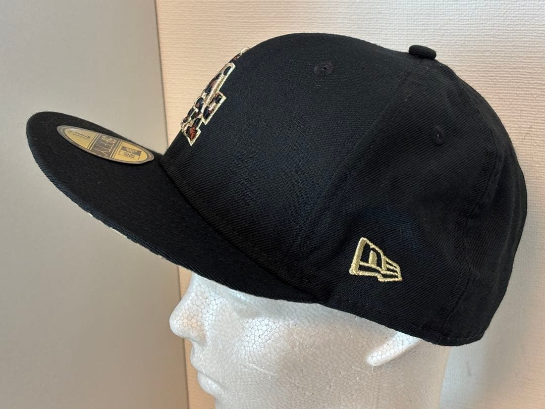 キャップ/ニューエラ/LA/ドジャース/帽子/レオパード/ゴールド/ヒョウ柄/黒