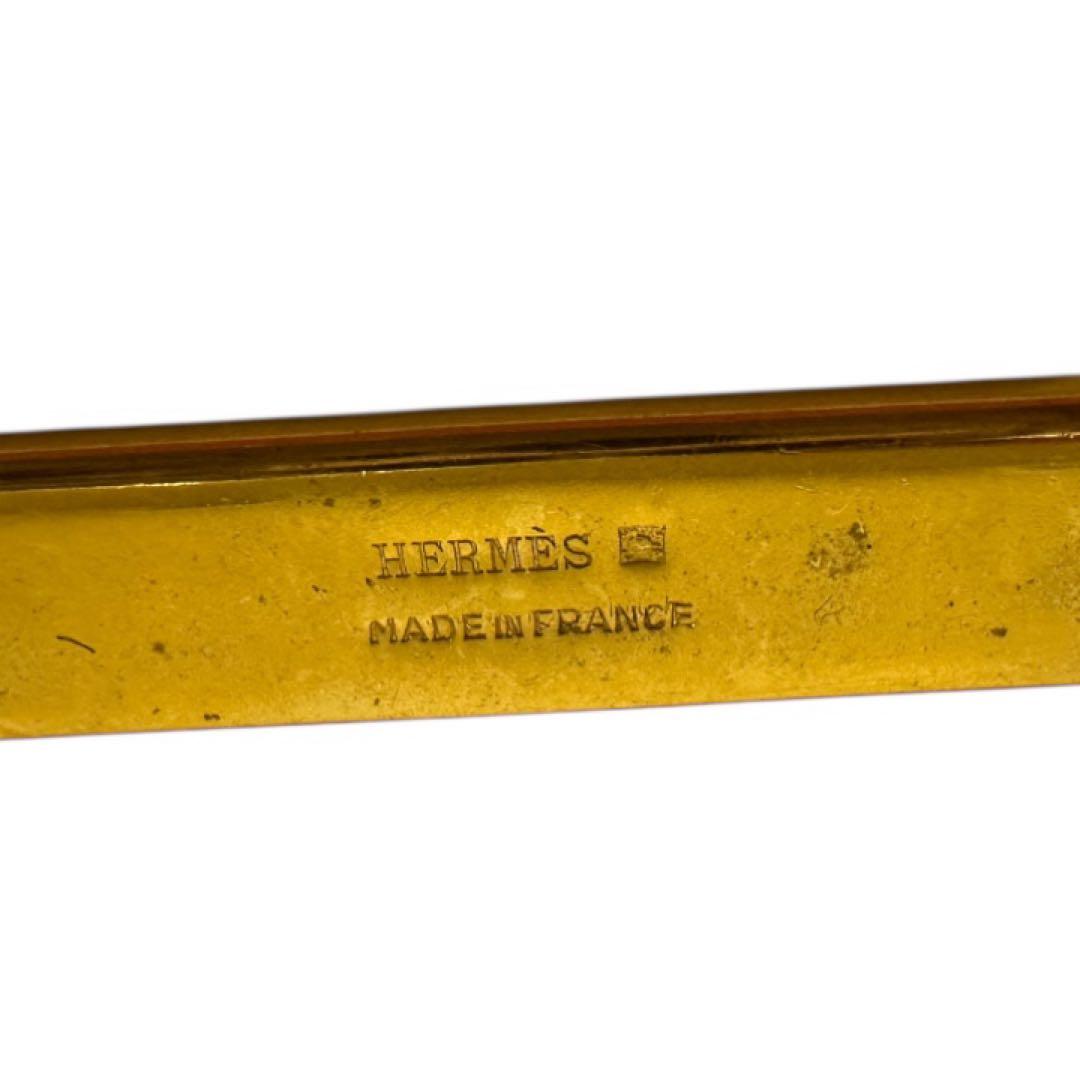 HERMES エマイユ七宝焼き　豹レオパードブローチ