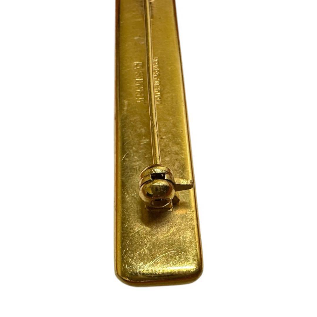 HERMES エマイユ七宝焼き　豹レオパードブローチ