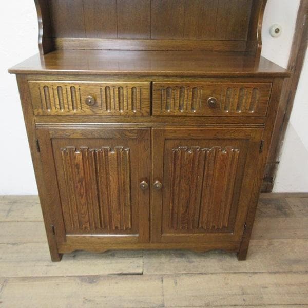 イギリス アンティーク 家具 ドレッサー カップボード キャビネット 6053e