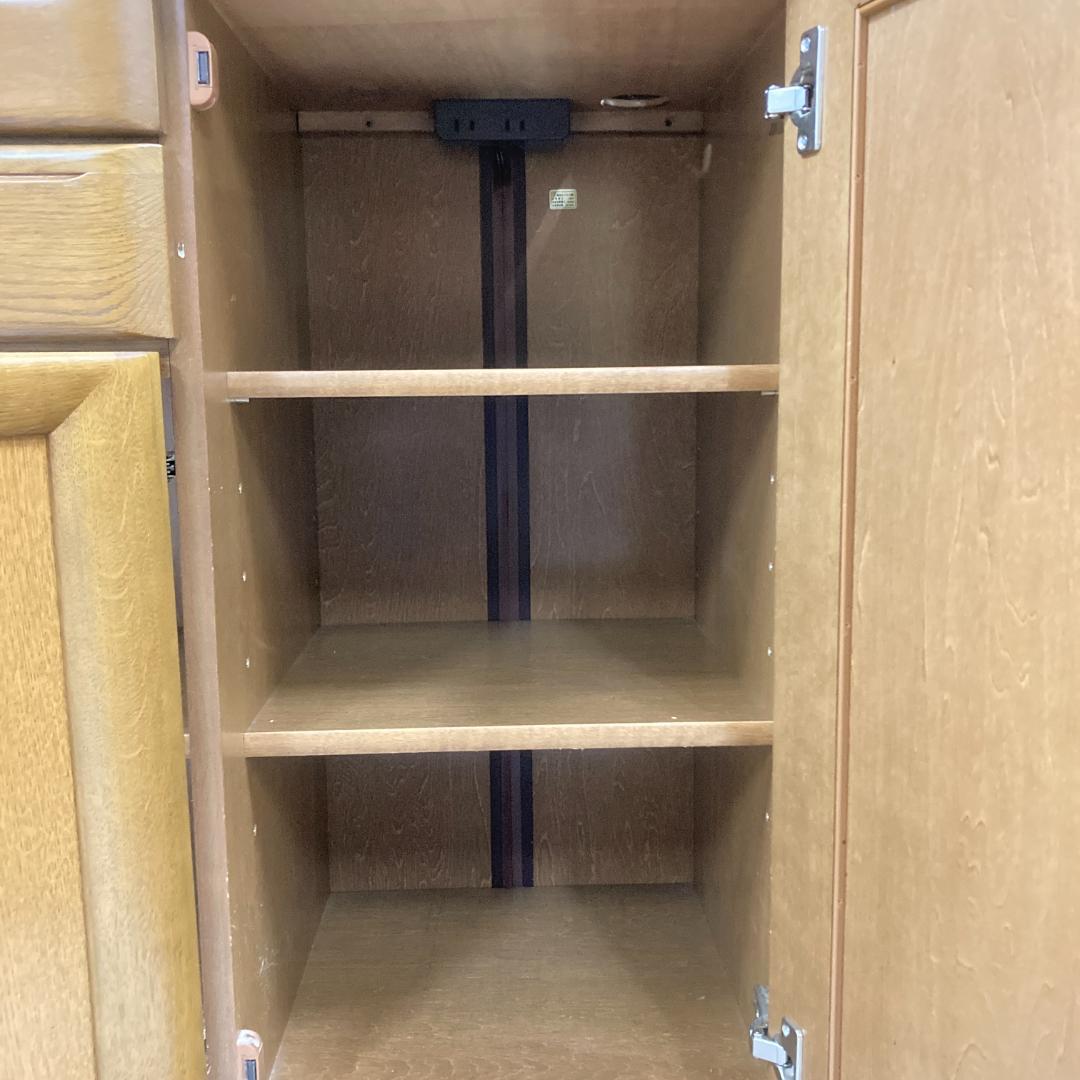 【カリモク】キッチンボード　キッチンカウンター　食器棚　レンジボード