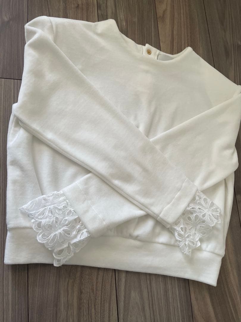 SALE girlish ガーリッシュ St.cecilia クララトップス 白