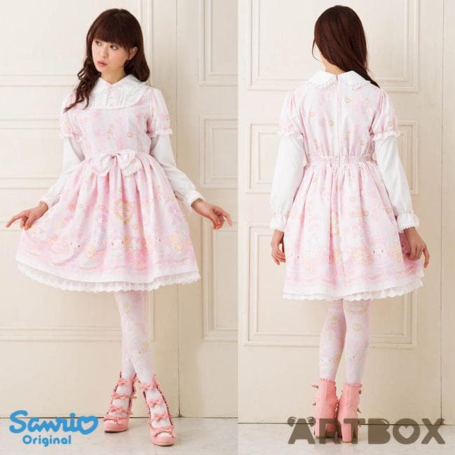 サンリオ マイメロ マイメロディ ピンク 大人用 ワンピース