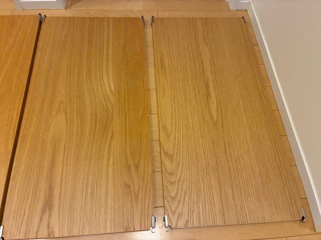 無印良品 ステンレスユニットシェルフ 追加棚 3枚セット オーク材 84cm C