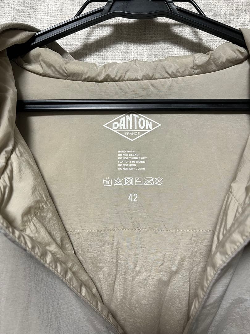 DANTON グレー ナイロンジャケット 42