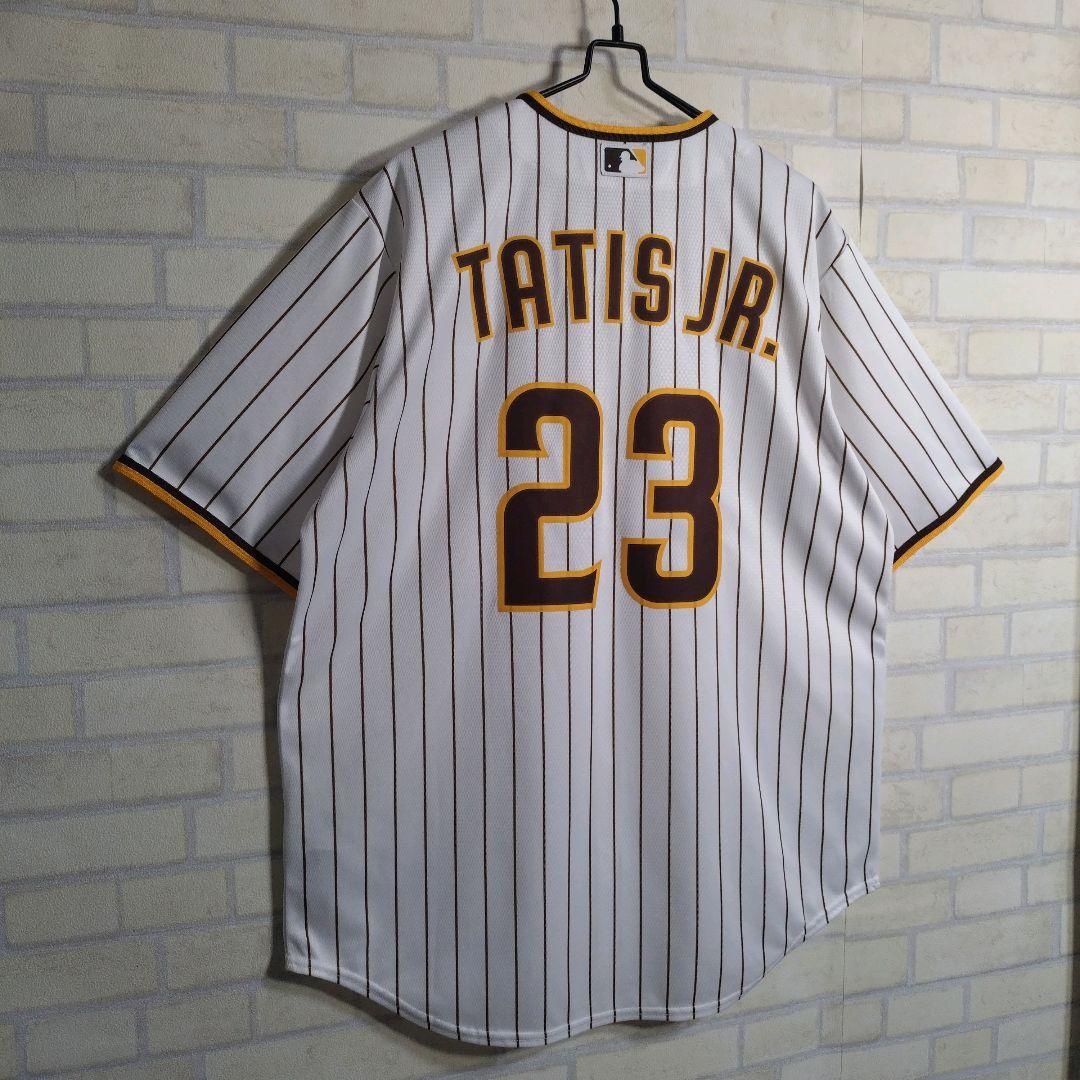 ナイキ★MLB パドレス タティス.Jr ユニホーム ゲームシャツ ホーム L