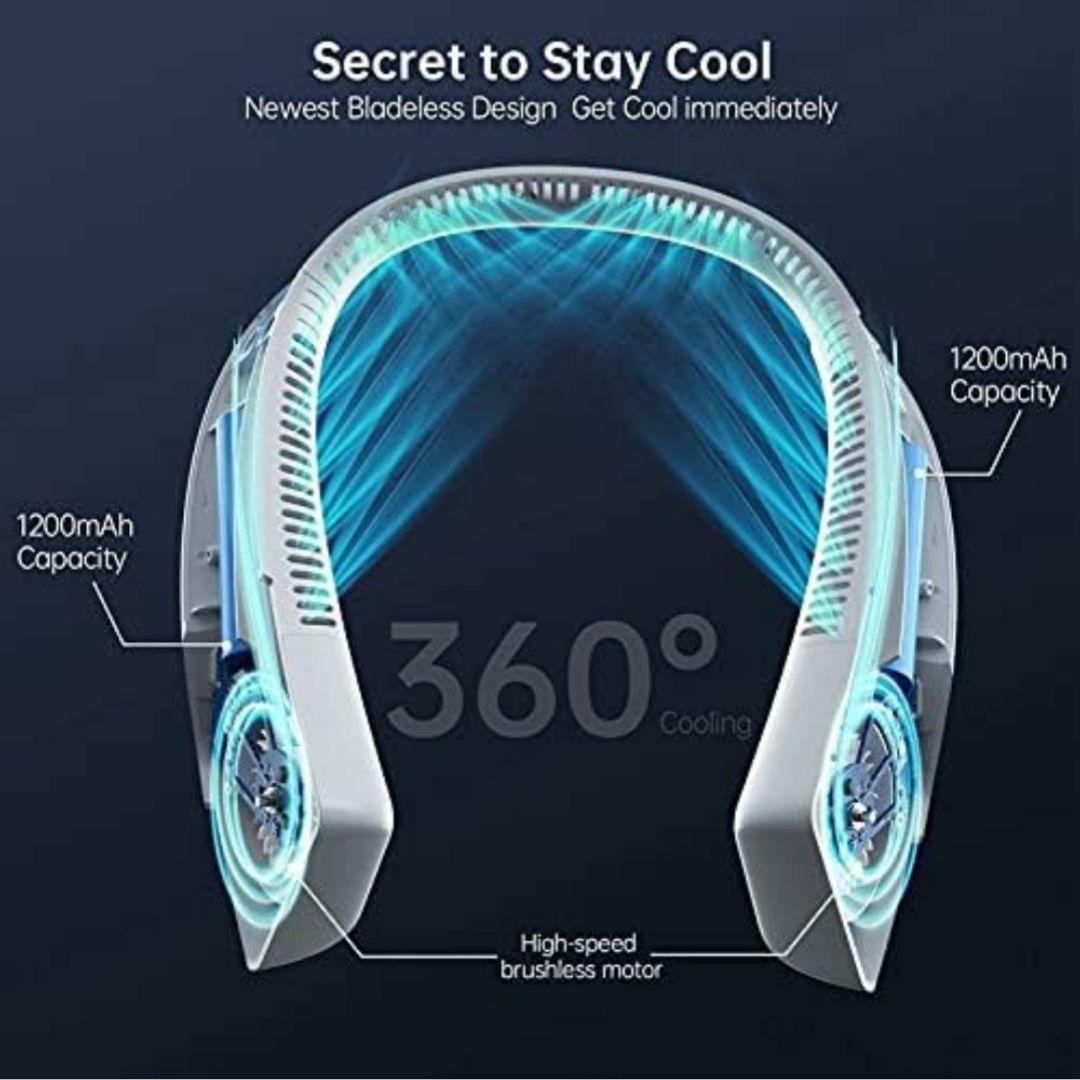 ZHUHW　携帯　ネックファンネック　ぶら下げ　USB　携帯充電式　ハンドフリー