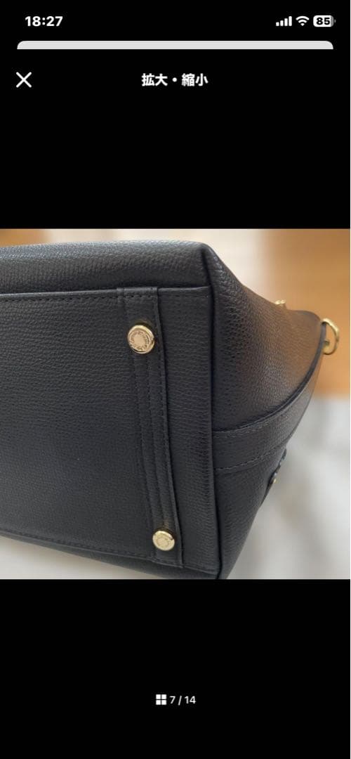 ADMJ ショルダーバッグ　ブラック　美品✨