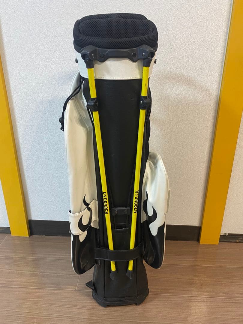 HYDROGEN キャディバッグ ホワイト/ブラック