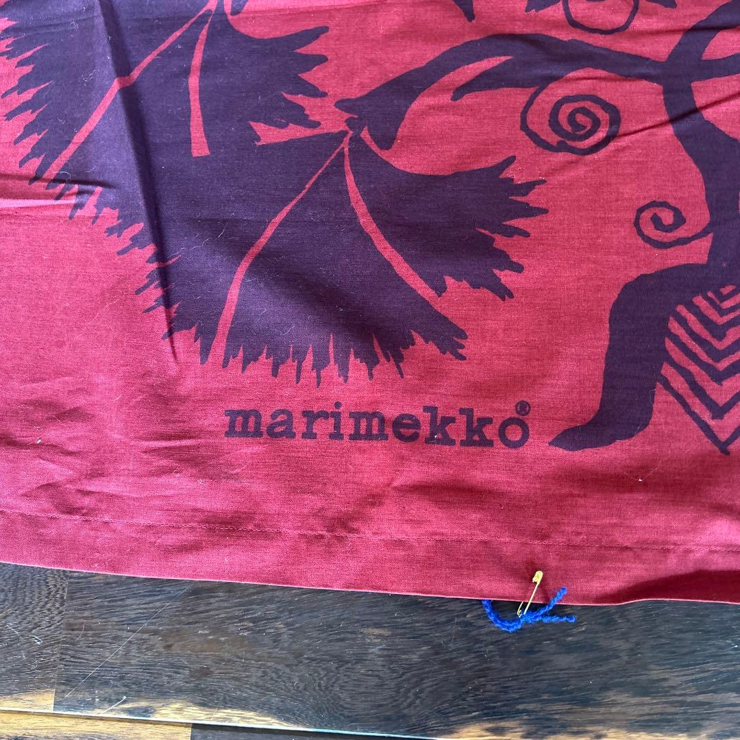 marimekko ヴィンテージテーブルクロス 赤