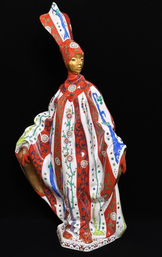 ヘレンド 世界限定品 カーニバル 西安の赤 ゲデレ 人形 マスターぺインター作品
