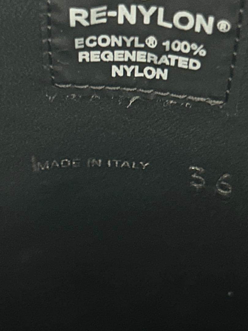 PRADA プラダ　ロゴレザー　Re-Nylon リナイロン　ブーツ　新品未使用