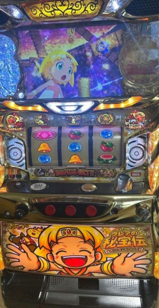 パチスロ実機　クレアの秘宝伝 眠りの塔と目覚めの石