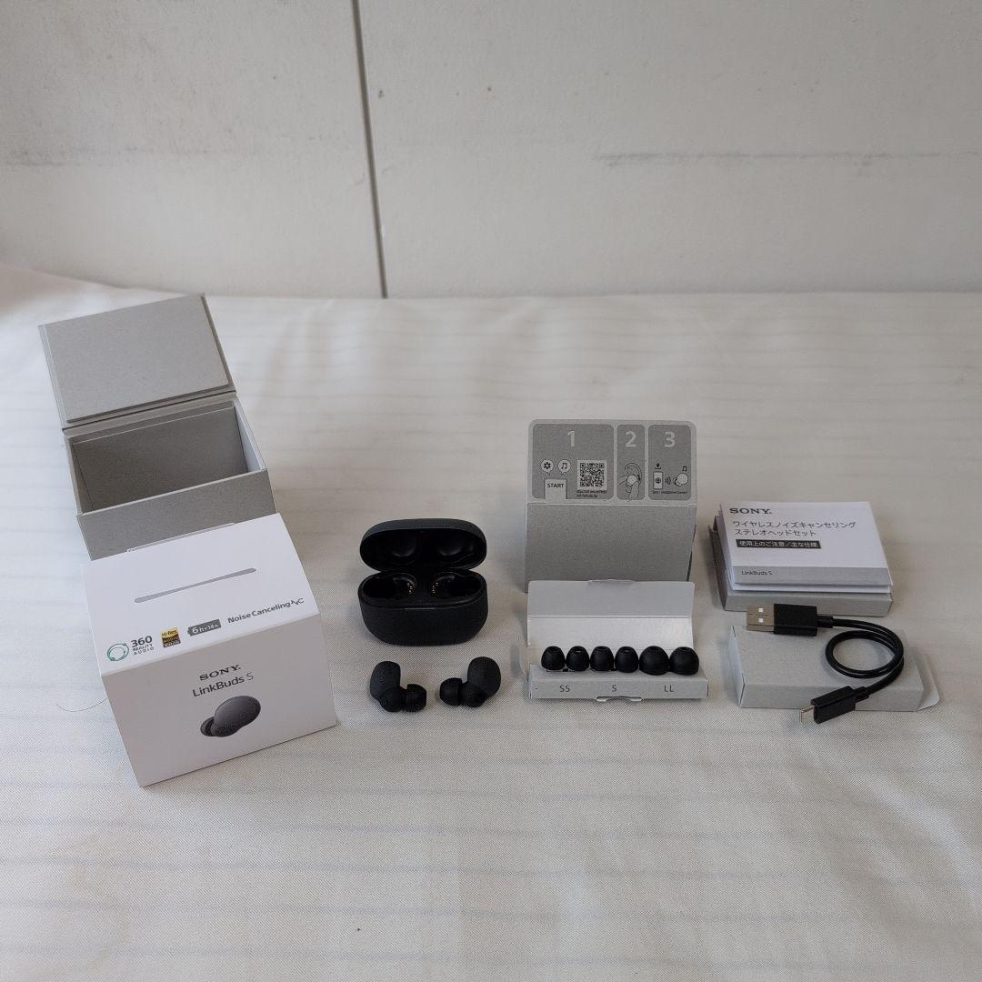 美品 ○ Sony LinkBuds S ワイヤレスイヤホン ブラック