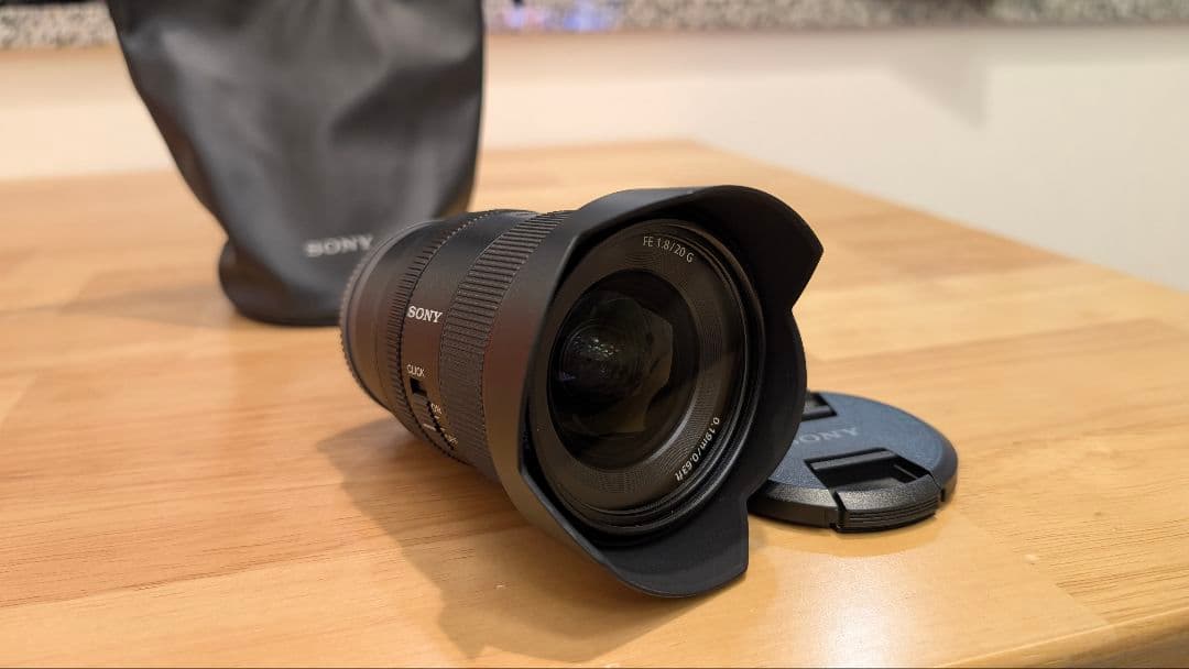 SONY SEL20F18G 20mm F1.8 単焦点広角レンズ