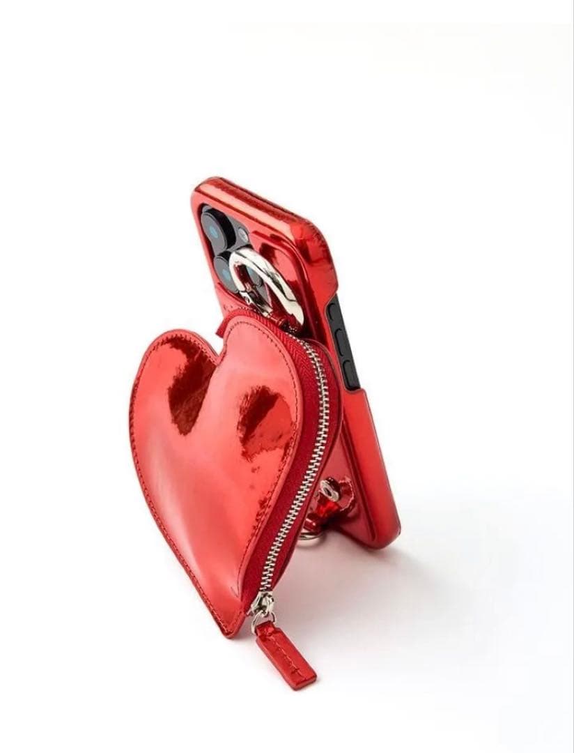 値下げ！ajew エジュー　スマホケース　メタルハート iPhone15pro