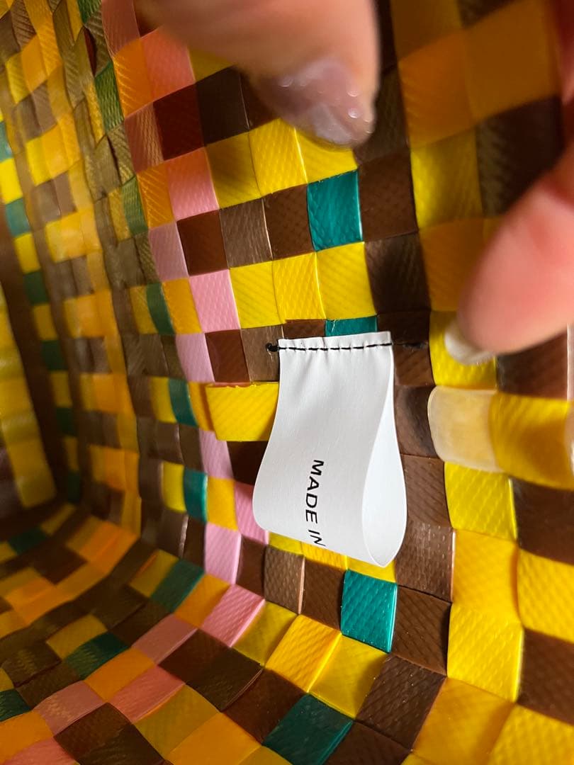 更にお値下げ❗️MARNI 編み込みかごバッグ　未使用品