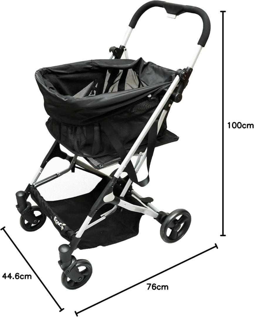 EcoCa エコカ ショッピングカート ワンタッチ折りたたみ 買い物カゴ対応