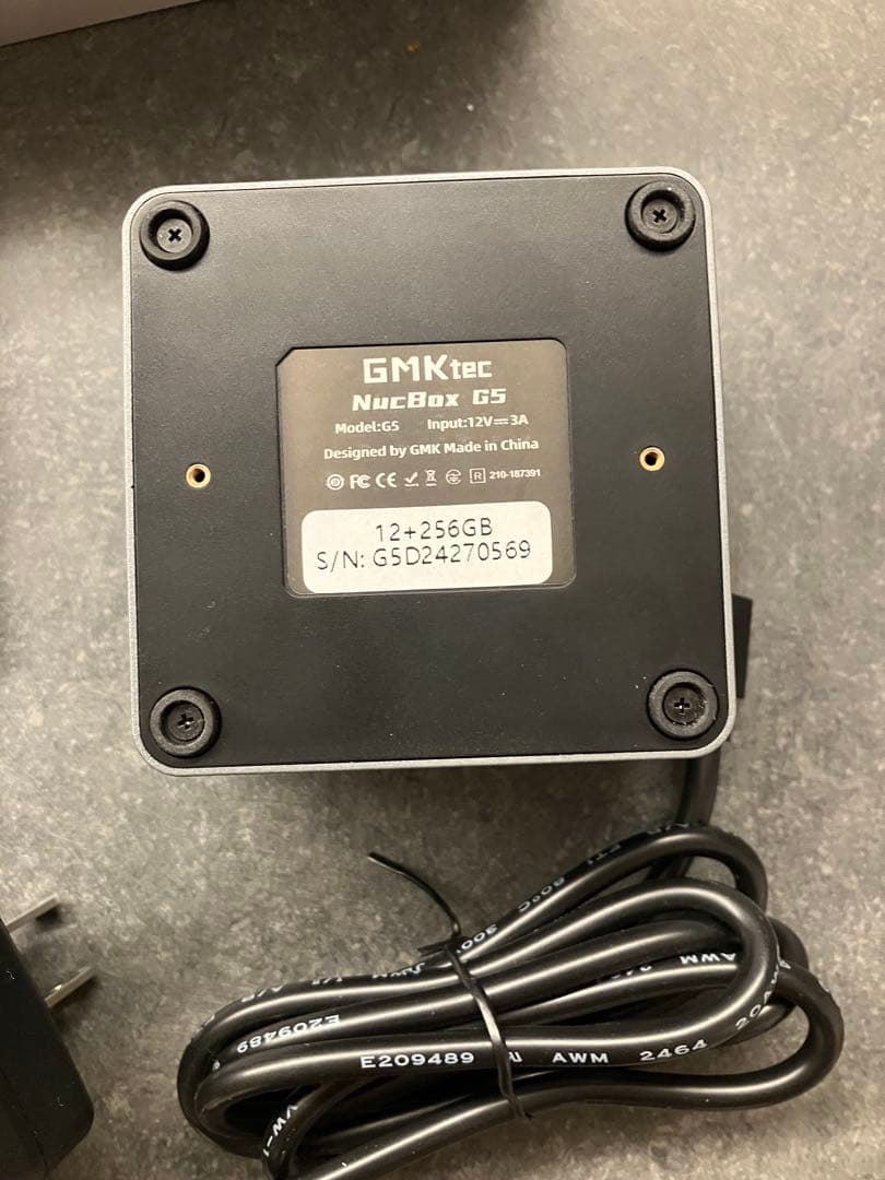 中古GMKtec NucBox G5 12GB+256GB Intel N97