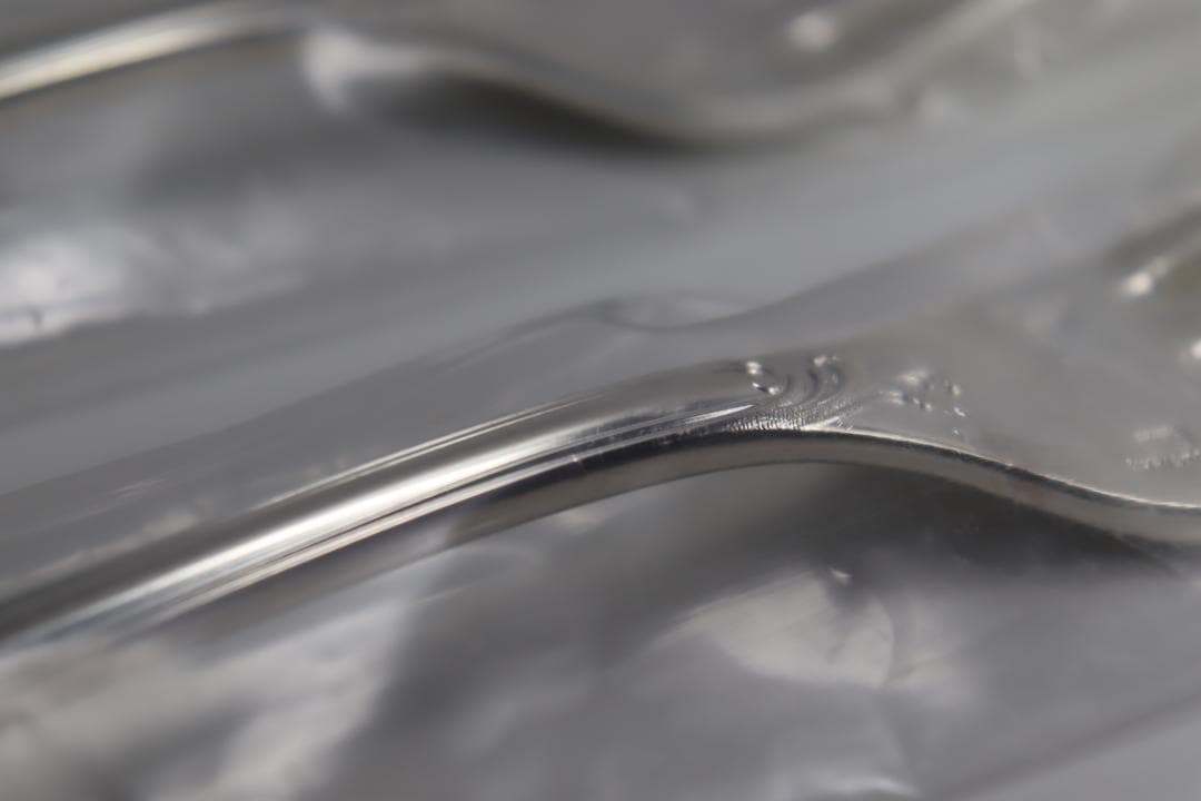 クリストフル■未使用テーブルフォーク２本組■とてもきれい¨¨■大人気のマルリー！