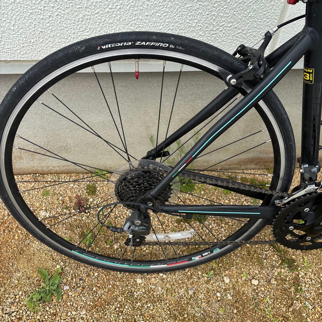 うえしゃま 手渡し限定bianchi ビアンキ　黒 ロードバイク