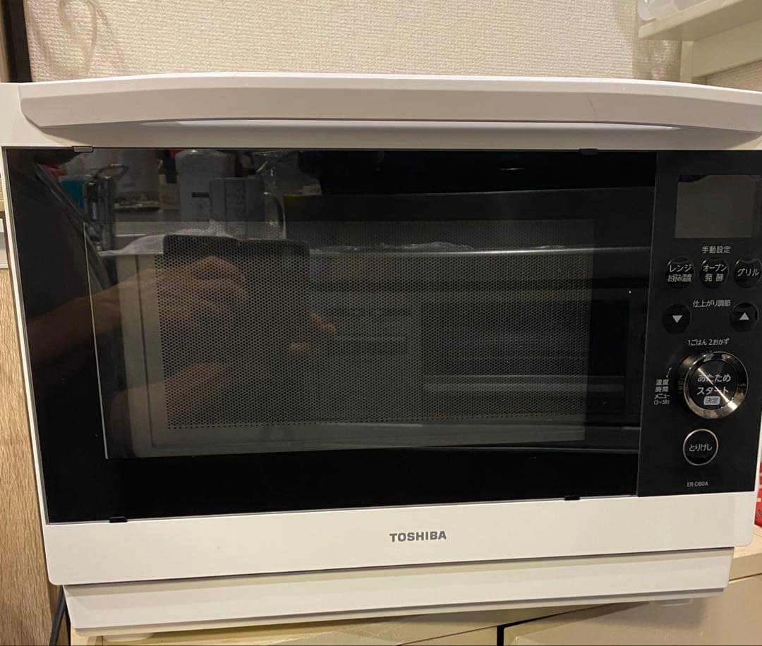 TOSHIBA 石窯ドーム　東芝スチームオーブンレンジ　ER-D80A