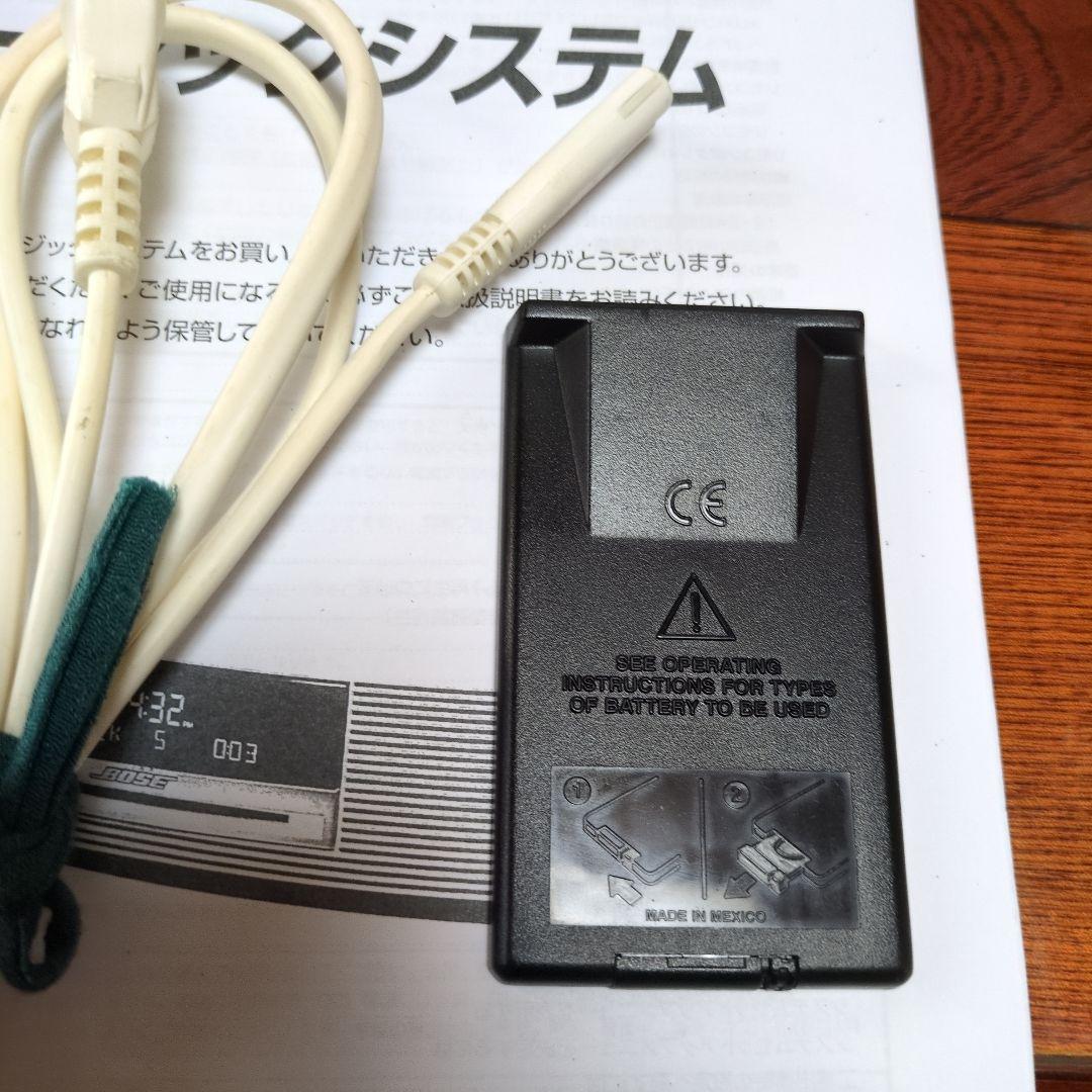 BOSE Wave Music System 動作品純正リモコン コード取説