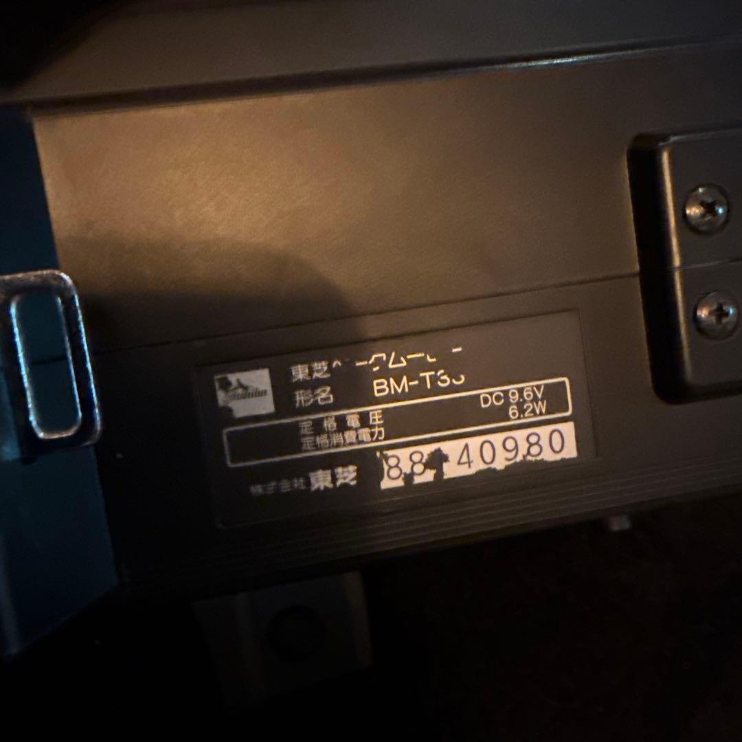 フィルムカメラ TOSHIBA CCD Betamovie BM-T33