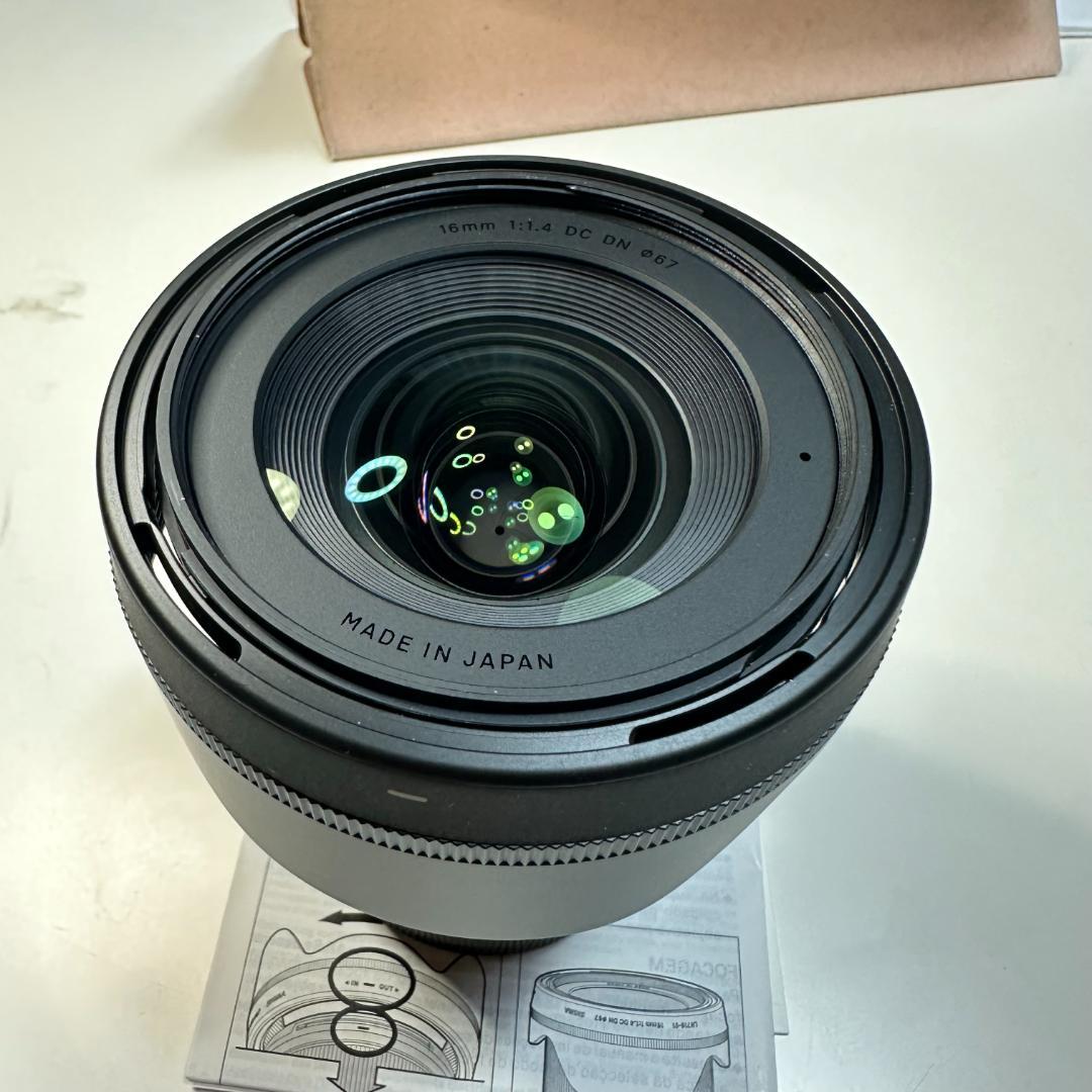 シグマ 16mm F1.4 DC DN Contemporary Eマウント用