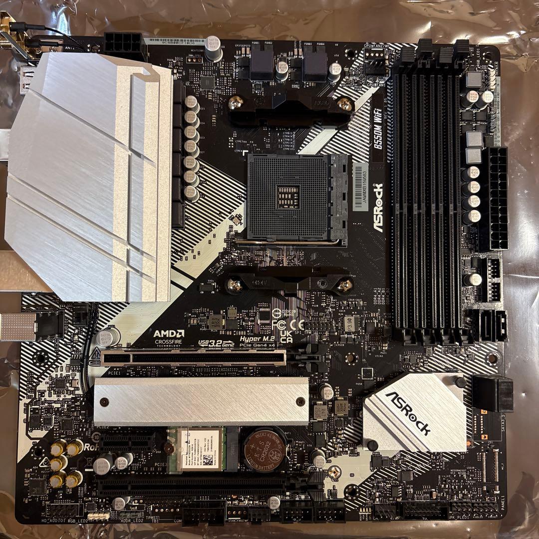 ASRock AM4用マザーボード B550M WiFi