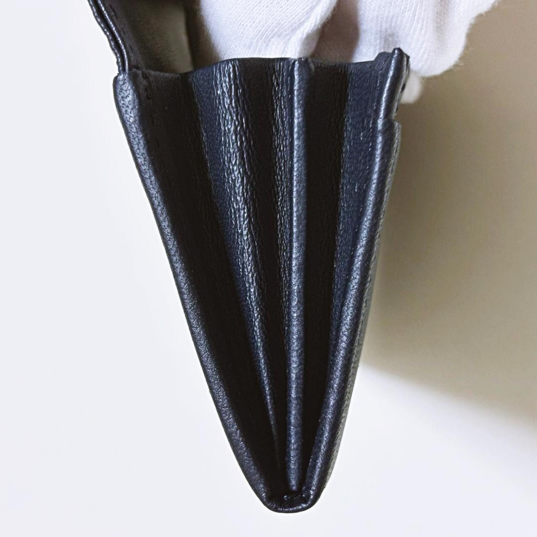 Paul Smith ポールスミス レザー 名刺入れ ストライプ ネイビー