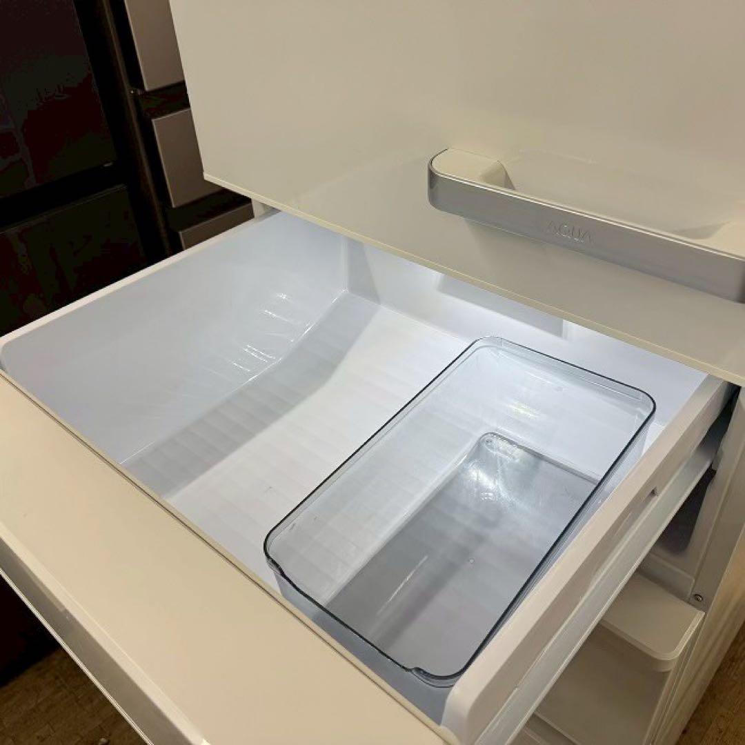 東京23区配送無料　冷蔵庫　アクア　458L 幅60cm 自動製氷機能付き　美品