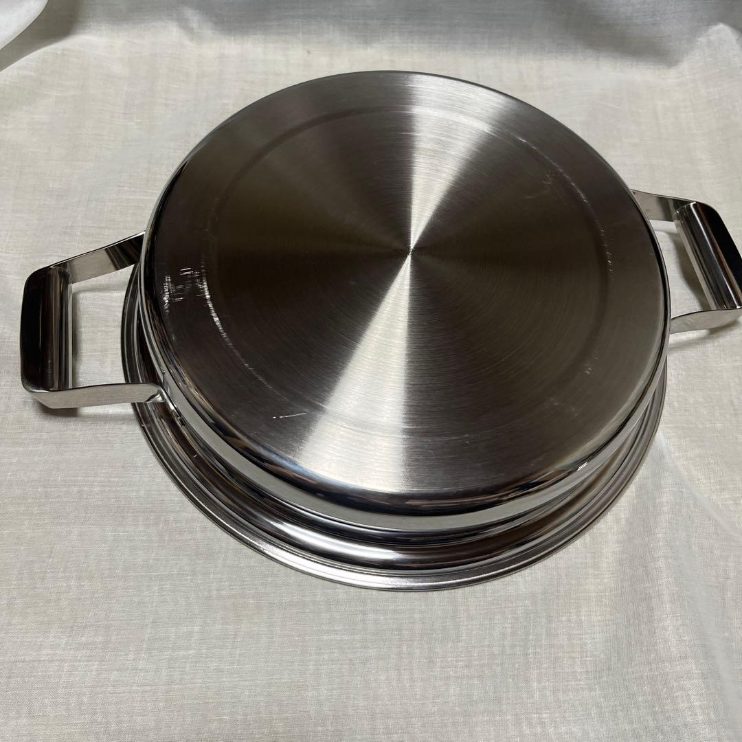 タッパーレインボープレミアム26センチ浅鍋