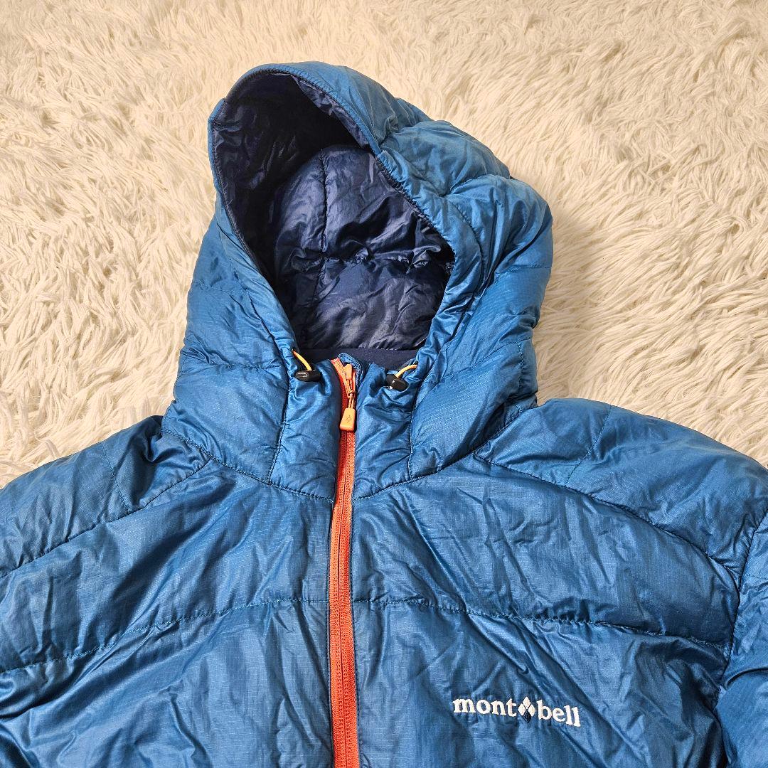 【最安値】mont-bell ライトアルパインダウンパーカ　青　L