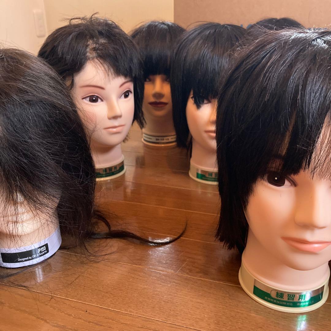 練習用　ウィッグ　おまとめ