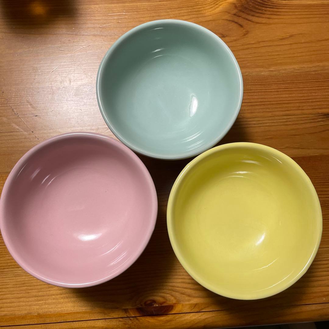 デザートカップ 3色セット ル・クルーゼ